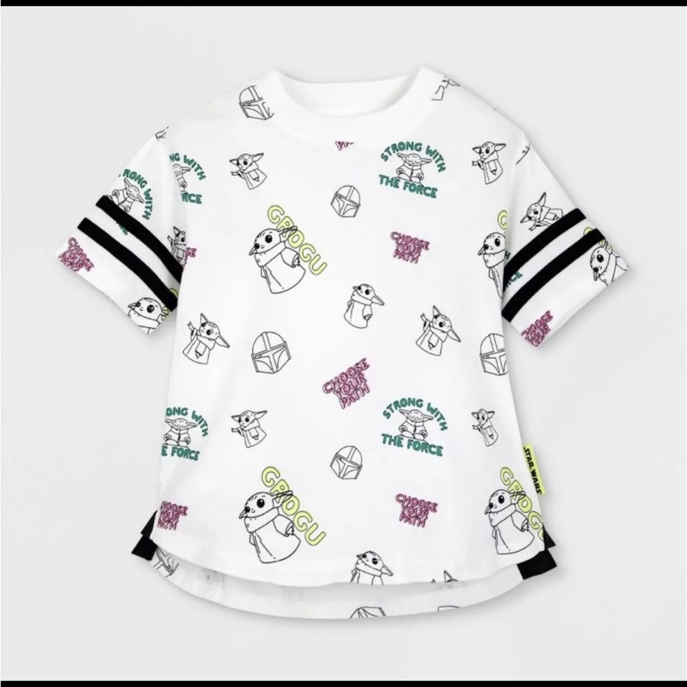 Disney Star Wars Grogu Girls Shirt Medium